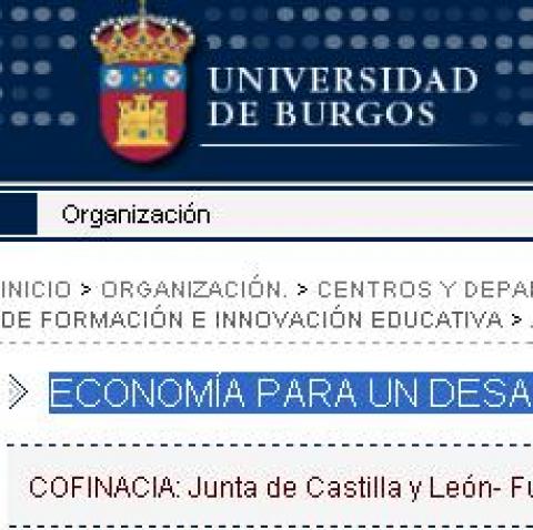 Economía para un desarrollo humano sostenible (Burgos)