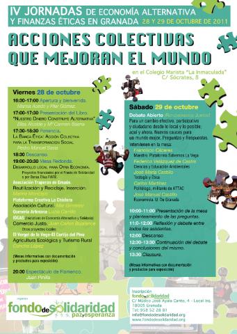 IV Jornadas de Economía Alternativa y Finanzas Éticas (Granada)