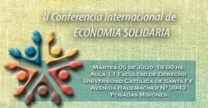 II conferencia Internacional sobre Economía Solidaria (Argentina)