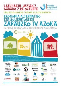 Ekonomia Alternatibo eta Solidarioaren Zarauzko IV. Azoka